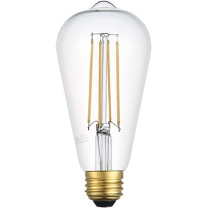 Elitco Lighting Nostalgic 4.5W 3000K LED Filament Glass Light Bulb (Set of 6)