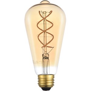 Elitco Lighting Nostalgic 6W 2000K Decorative Helix LED Light Bulb (Set of 6)