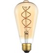 Elitco Lighting Nostalgic 6W 2000K Decorative Helix LED Light Bulb (Set of 6)