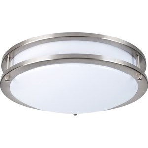 Elitco Lighting Ripple 14&quot Round 20W 5000K LED Double Ring Ceiling Flush Mount
