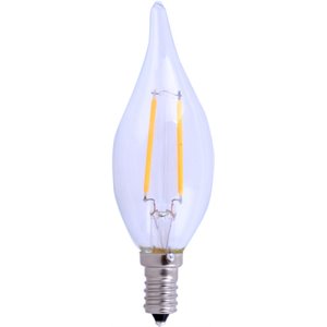 Elitco Lighting Odeya 4.11&quot 2.5W 2700K Clear Glass LED Light Bulb (Set of 10)