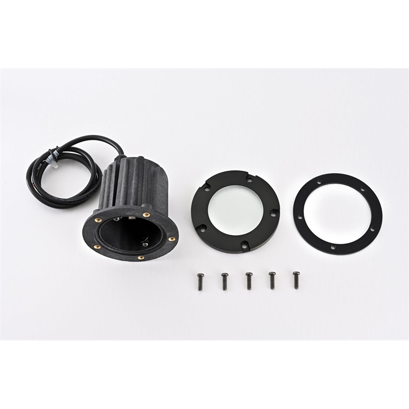 Elitco Lighting 35W Die Cast Metal Well Light in Antique Brass