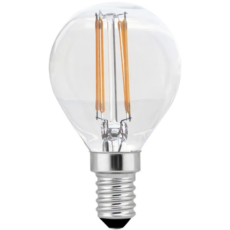 Elitco Lighting Ara Dimmable 4W 2700K Clear Glass LED G14 Light Bulb (Set of 6)