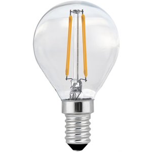 Elitco Lighting Ara 4W 2700K Clear Glass LED G14 Light Bulb (Set of 6)