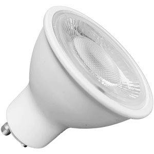 Elitco Lighting Berlin 6.5W LED Clear Glass Light Bulb in White (Set of 6)