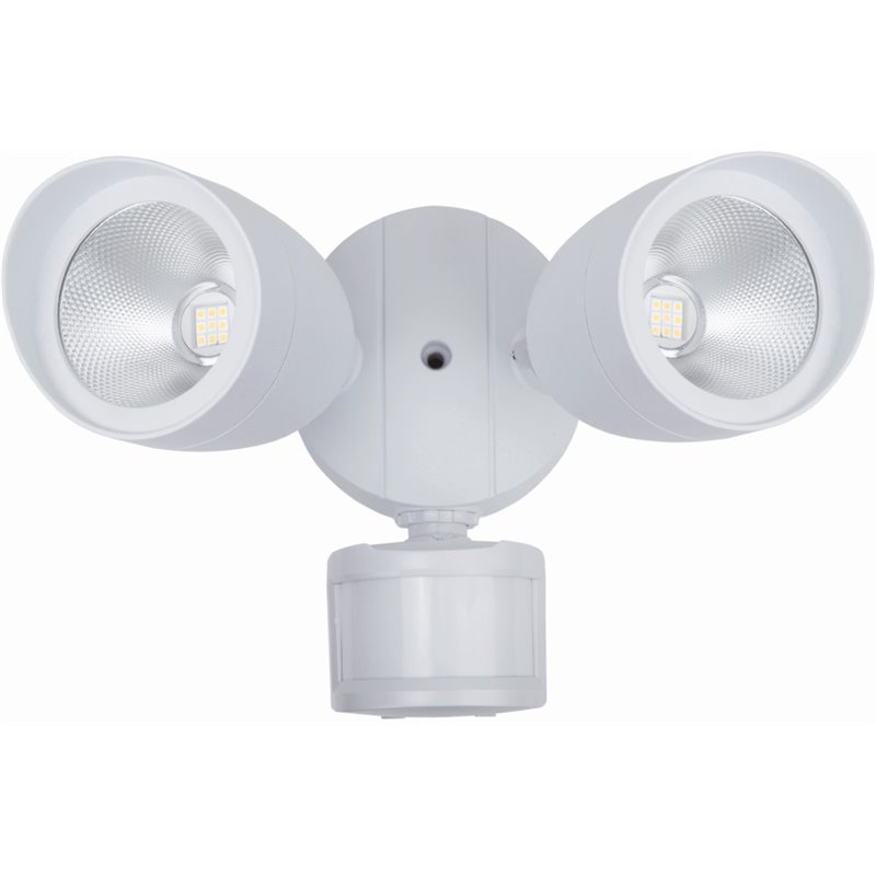 Elitco Lighting Aegis 20W 5000K LED Aluminum Framed Security Light in White