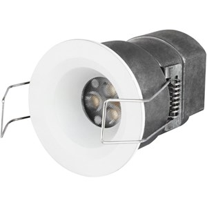 Elitco Lighting 3&quot 3000K Mini Recessed LED Downlight in White (Set of 4)