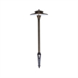 Elitco Lighting Traditional Outdoor Cast Brass Path Light in Antique Brass