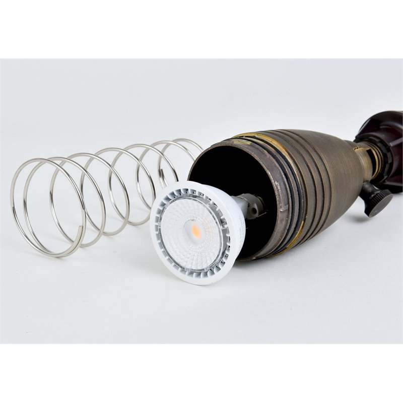 Elitco Lighting Aera Traditional Outdoor Cast Brass Spot Light in Antique Brass