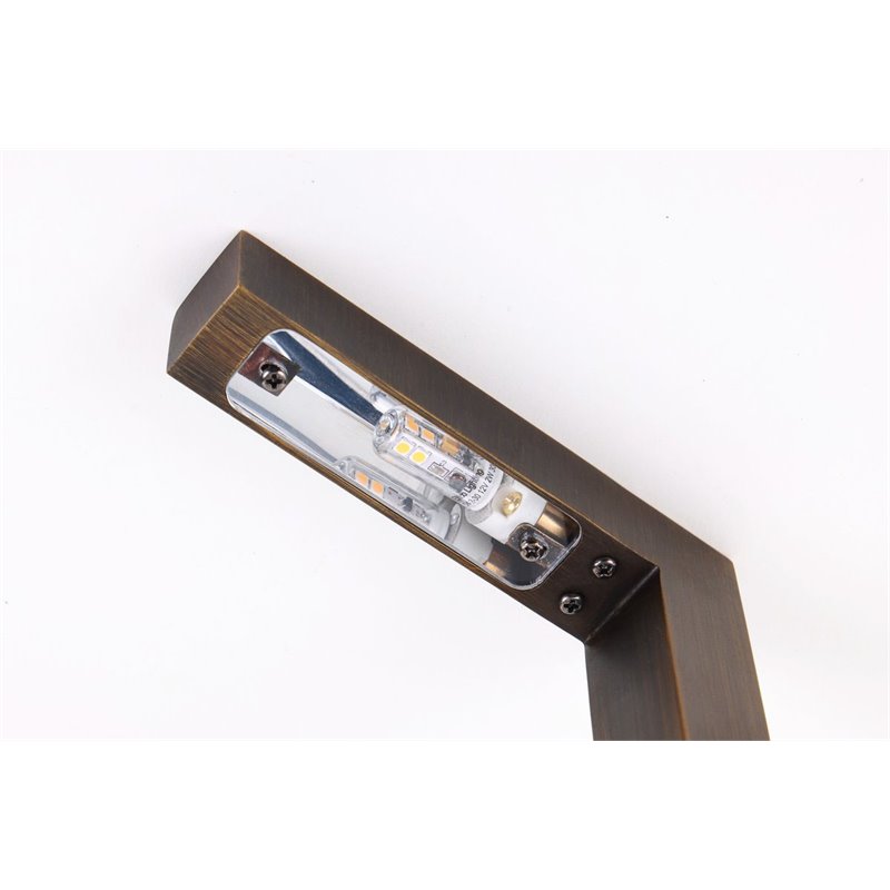 Elitco Lighting Aera Traditional Cast Brass Linear Path Light in Brass