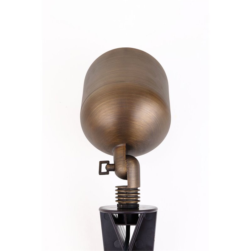 Elitco Lighting Aera Traditional Cast Brass Wide Spot Light in Antique Brass