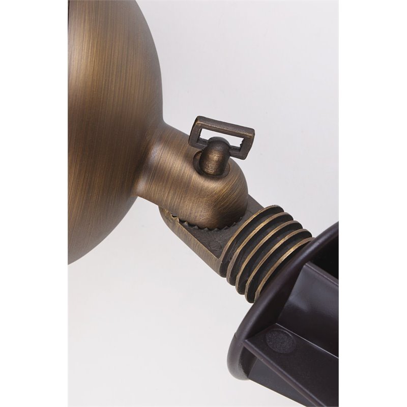 Elitco Lighting Aera Traditional Cast Brass Wide Spot Light in Antique Brass