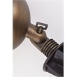 Elitco Lighting Aera Traditional Cast Brass Wide Spot Light in Antique Brass