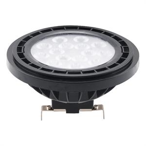 Elitco Lighting 4x4&quot 4000K Modern Metal/Acrylic Plastic PAR36 LED Bulb in Black