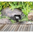Elitco Outdoor 12V Cast Brass Flood Light 2Inch L X 4Inch W X 6Inch H Dark Bronz