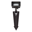Elitco Outdoor 12V Cast Brass Flood Light 2Inch L X 4Inch W X 6Inch H Dark Bronz