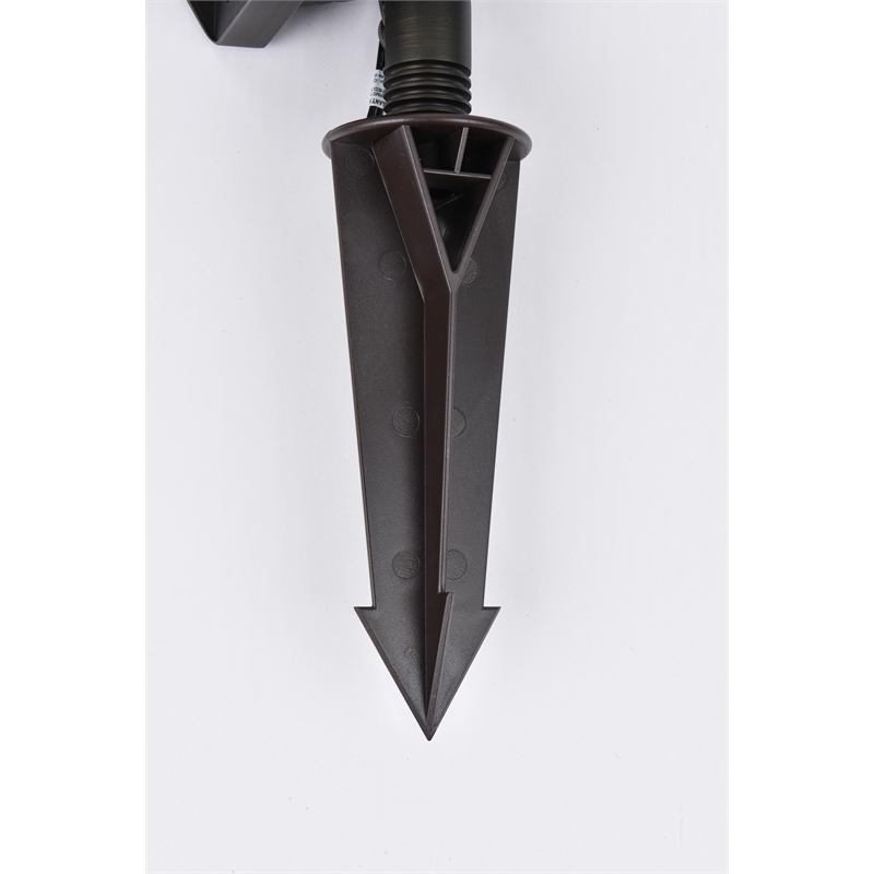 Elitco Lighting Outdoor 12V Cast Brass Flood Light Dark Bronze