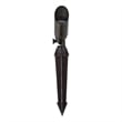 Elitco Outdoor 12V Cast Brass Spot Light 1.75Inch W X 4.5Inch High Dark Bronze