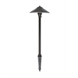 Elitco Outdoor 12V Cast Brass Path Light 9 Inch Wide X 24 Inch High Dark Bronze