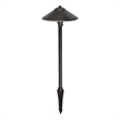 Elitco Outdoor 12V Cast Brass Path Light 9 Inch Wide X 24 Inch High Dark Bronze