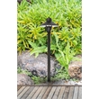 Elitco Outdoor 12V Cast Brass Path Light 7 Inch Wide X 24 Inch High Dark Bronze