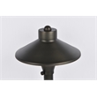 Elitco Outdoor 12V Cast Brass Path Light 7 Inch Wide X 24 Inch High Dark Bronze
