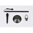 Elitco Outdoor 12V Cast Brass Path Light 7 Inch Wide X 24 Inch High Dark Bronze