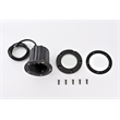 Elitco Outdoor 12V Cast Brass Well Light 5.25Inch W X 6.75Inch High Dark Bronze