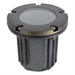 Elitco Outdoor 12V Cast Brass Well Light 5.25Inch W X 6.75Inch High Dark Bronze