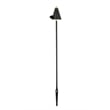 Elitco Outdoor 12V Cast Brass Torch Light 8Inch W X 24Inch High In Dark Bronze