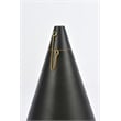 Elitco Outdoor 12V Cast Brass Torch Light 8Inch W X 24Inch High In Dark Bronze