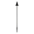 Elitco Outdoor 12V Cast Brass Torch Light 8Inch W X 24Inch High In Dark Bronze