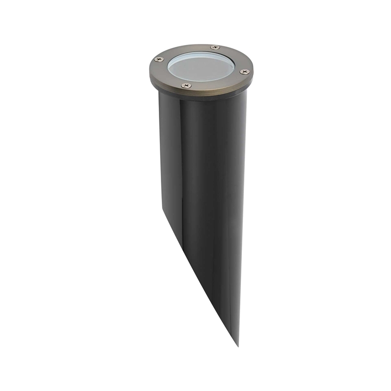 Elitco Lighting Landscape Cast Brass 4X15 Well Light in Dark Bronze