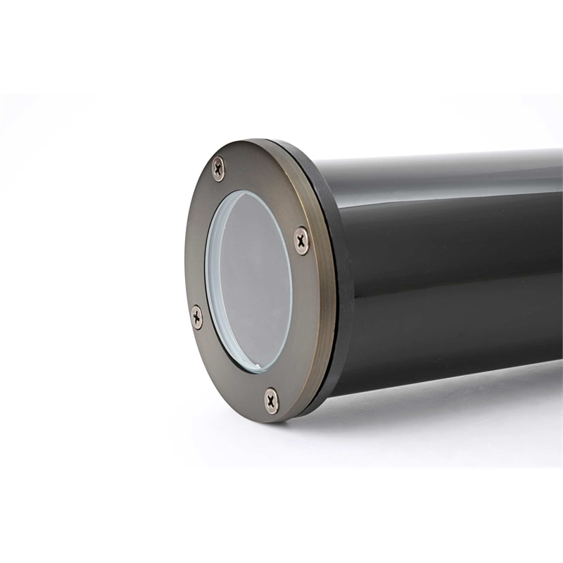 Elitco Lighting Landscape Cast Brass 4X15 Well Light in Dark Bronze