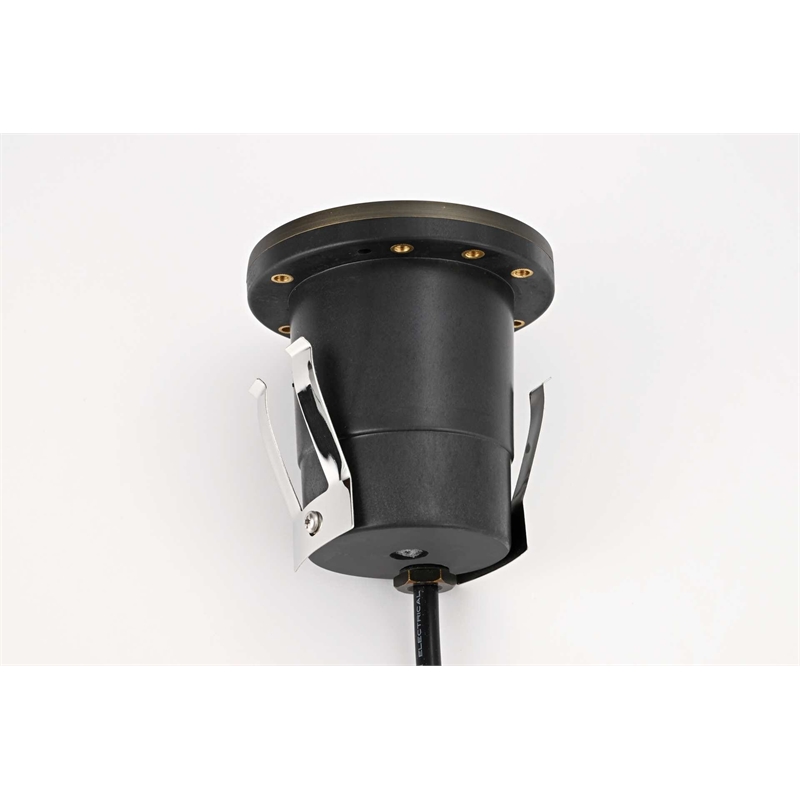 Elitco Lighting Landscape Cast Brass 4X15 Well Light in Dark Bronze