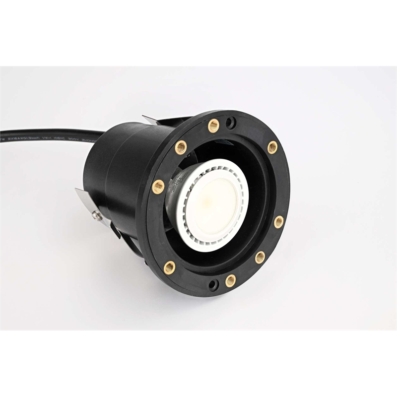 Elitco Lighting Landscape Cast Brass 4X15 Well Light in Dark Bronze