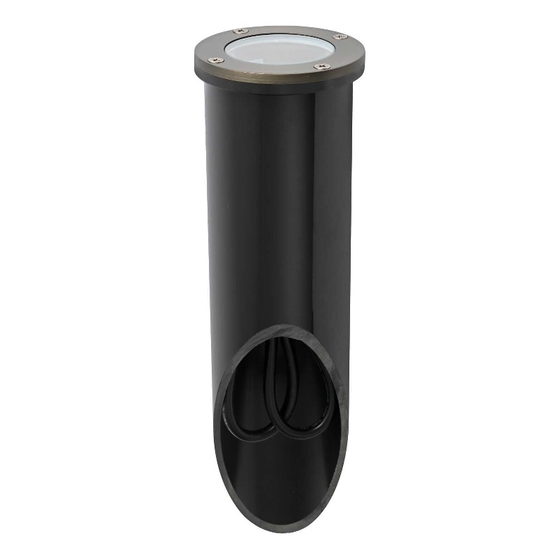 Elitco Lighting Landscape Cast Brass 4X15 Well Light in Dark Bronze