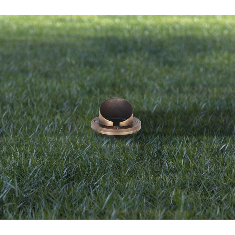 Elitco Lighting Landscape Cast Brass 4X16 Well Light in Antique Brass