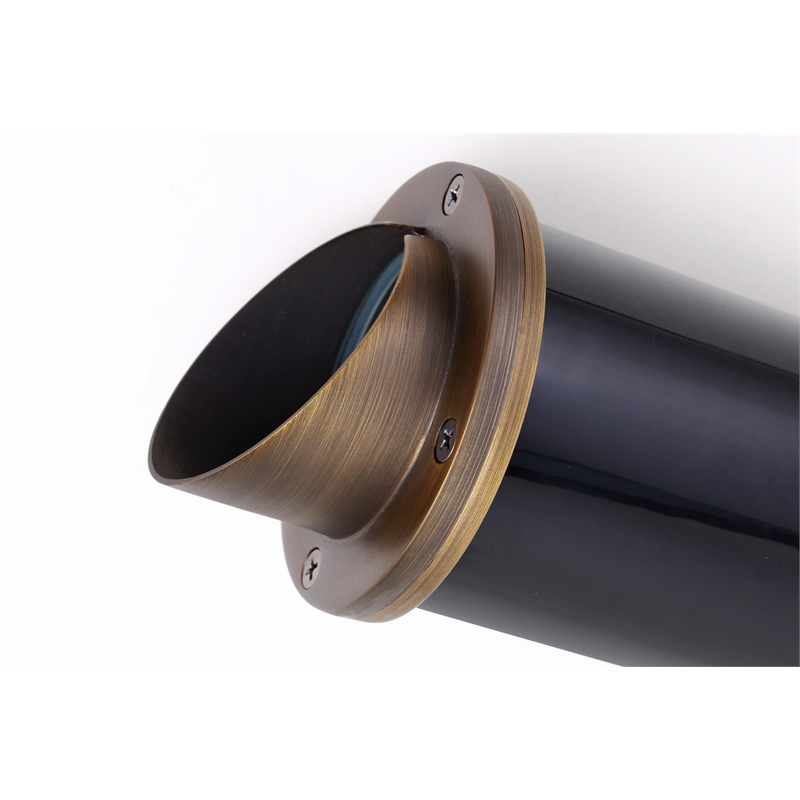 Elitco Lighting Landscape Cast Brass 4X16 Well Light in Antique Brass