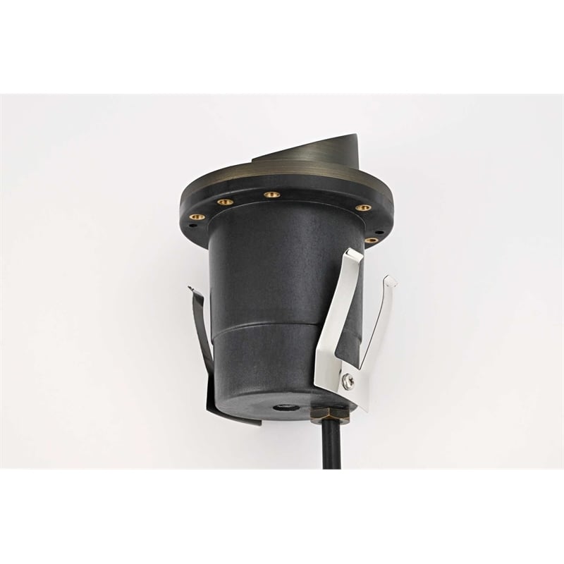 Elitco Lighting Landscape Cast Brass 4X16 Well Light in Dark Bronze