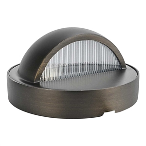Elitco Lighting Landscape Cast Brass 3X2 Deck Light in Dark Bronze