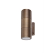 Elitco Lighting Landscape Cast Brass Double Wall Light in Antique Brass