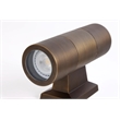 Elitco Lighting Landscape Cast Brass Double Wall Light in Antique Brass