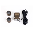 Elitco Lighting Landscape Cast Brass Double Wall Light in Antique Brass