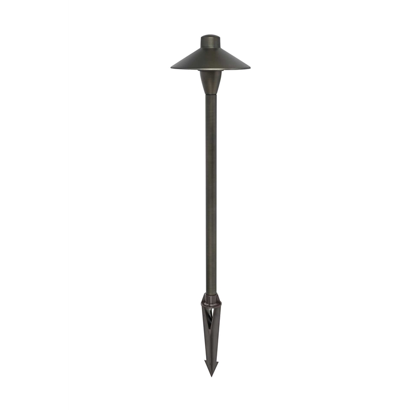 Elitco Lighting Landscape Cast Brass 7X24 Well Light in Dark Bronze