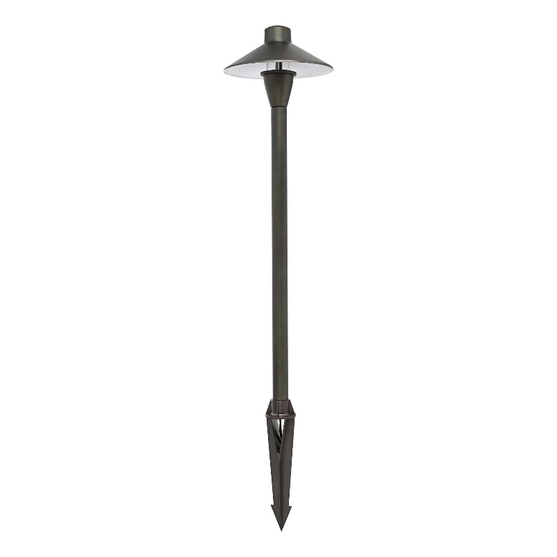 Elitco Lighting Landscape Cast Brass 7X24 Well Light in Dark Bronze
