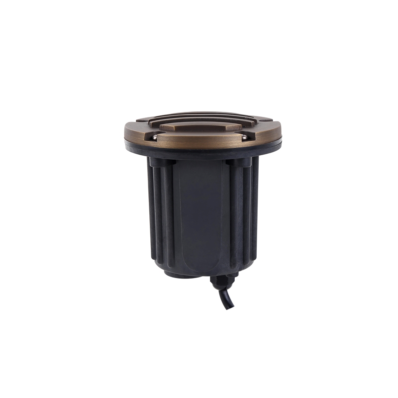 Elitco Lighting Landscape Cast Brass 5X6 Well Light in Antique Brass