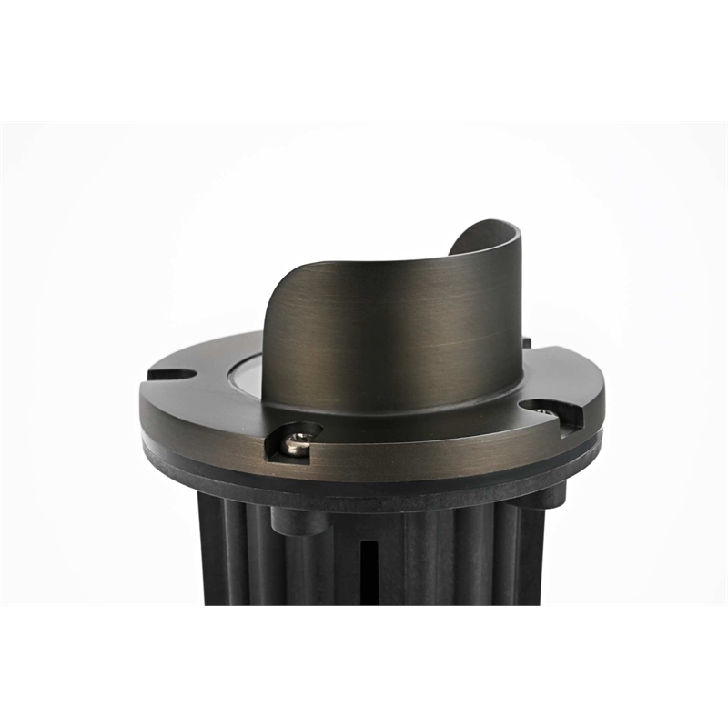 Elitco Lighting Landscape Cast Brass 5X7 Well Light in Dark Bronze