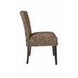 Belmont Home Woven Banana Leaf (Rattan/Wicker) Dining Chair in Honey/Dark Brown