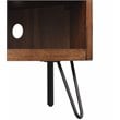 Belmont Home Declan Acacia Wood Corner Media Stand for TVs up to 41